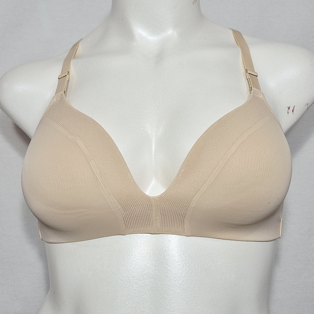 34DD Lively All-Day Deep V No-Wire Wire‎ Free Beige